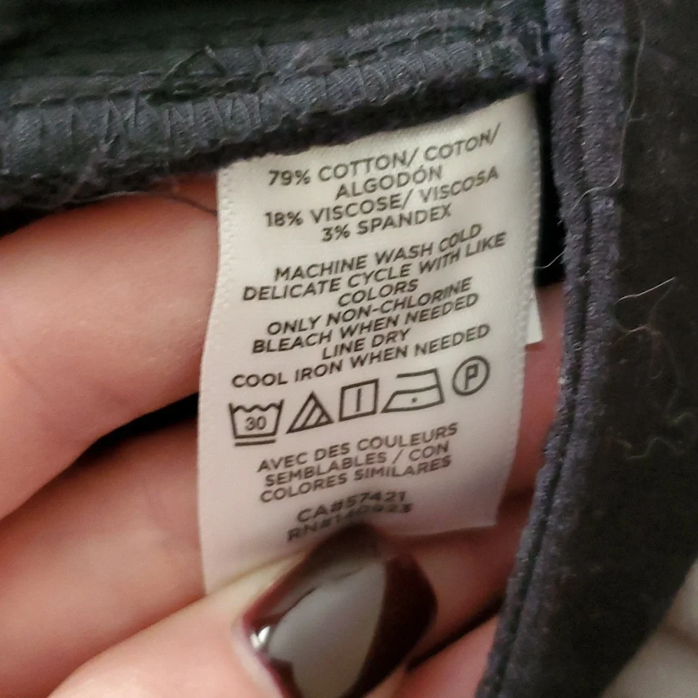Loft Skinny Ankle Mid Rise Back Pants - Picture 6 of 6